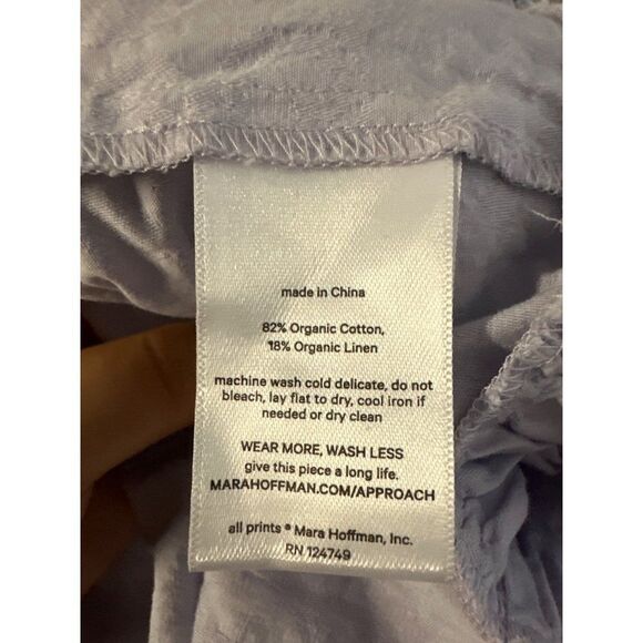 Mara Hoffman Womens Basilia Dress‎ - Lavender Size S - Picture 6 of 6